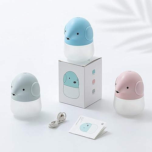 Miniatura 7 de Dispensador automático de jabón para niños, dispensador de jabón de manos espumoso sin contacto con lindo elefante, impermeable y recargable por
