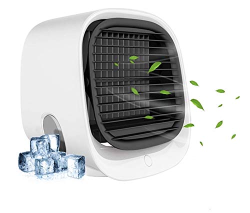 Personal Air Cooler, Mini Air Conditioner Fan Noiseless Desk Air Conditioner USB Portable Room Cooler, Space Cooler with 3 Speeds for Office, Room Personal Air Cooler, Mini Air Conditioner Fan Noiseless Desk Air Conditioner USB Portable Room Cooler, Space Cooler with 3 Speeds for Office, Room