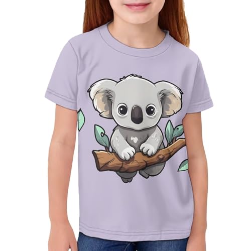 Image of JEOCODY Boys Girls Graphic Tees Funny 3D Printed Short Sleeve T-Shirts 3-16T