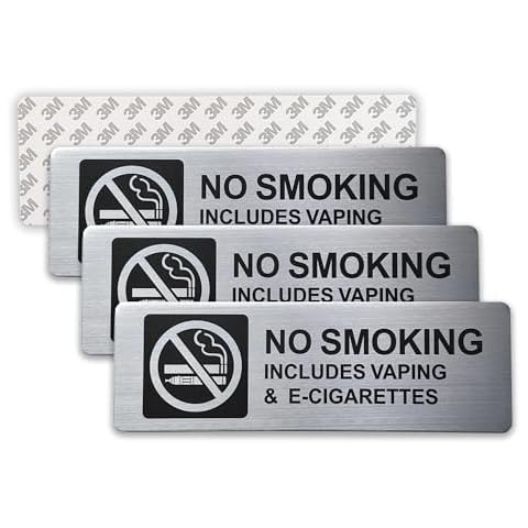 Minton No Smoking Signs, 4 Pack Cover