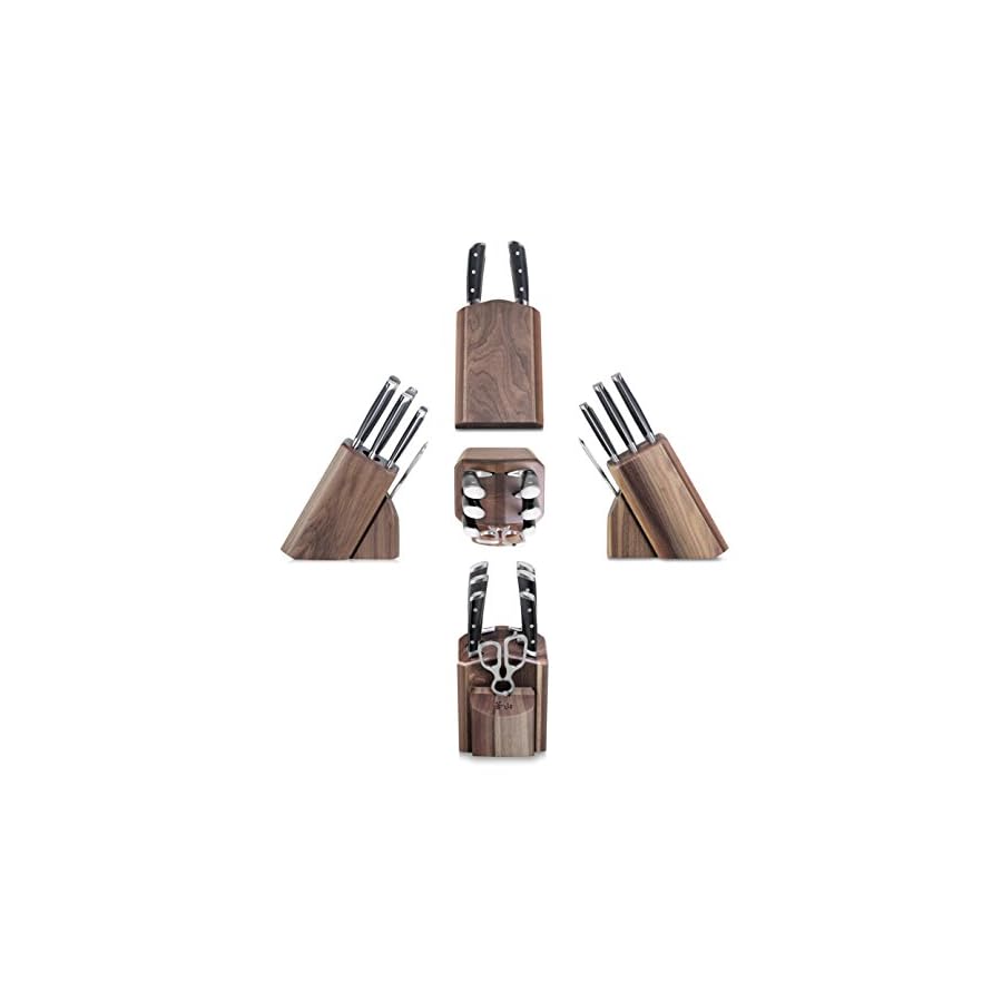 Cangshan-TS-Series-1020878-Swedish-Sandvik-14C28N-Steel-Forged-8-Piece-Knife-Block-Set-Walnut Cangshan TS Series 1020878 Swedish 14C28N Steel Forged 8-Piece Knife Block Set, Walnut