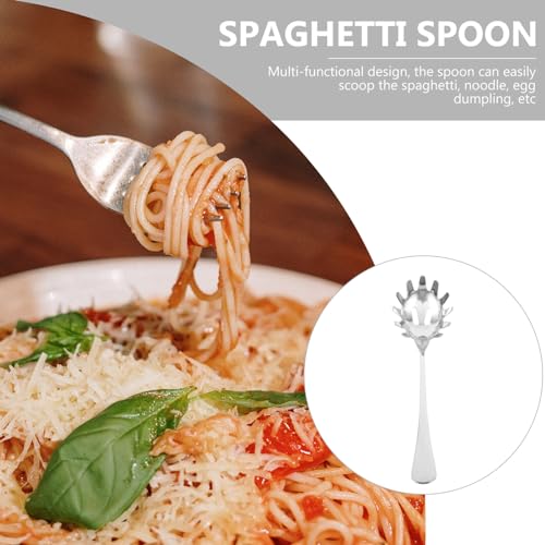 MAGICLULU Colher De Espaguete Em Aço Inoxidável 2 Peças Servidor De Macarrão Mini Colher De Servir M
