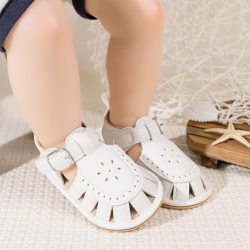 ISINSER Infant Boys Girls Sandals Newborn Closed Toe Summer Outdoor Sandal Baby Nonslip Soft Sole Crib Shoes First Walkers Prewalkers2