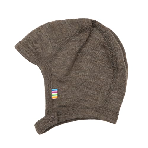 Joha Baby Jungen Mädchen Mütze Merino-Wolle/Seide, Größe:41, Farbe:braun