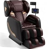 Secsofier Massage Chair Full Body Recliner, Zero Gravity with 10 Rollers, Airbags, Heating, Foot Massage, Bluetooth Speaker, Touch Screen for Home Office