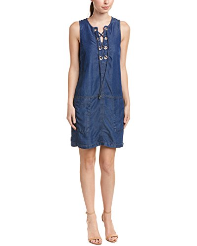 Robe en jean Splendid avec laçage bleu indigo taille L pour femme