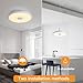 HOREVO Plug-in Pendant Light with Remote Control, Bluetooth Speaker, and Color Changing LED 8.7