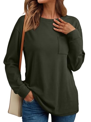 Image of AUTOMET Womens Long Sleeve T Shirts Crewneck Sweatshirts