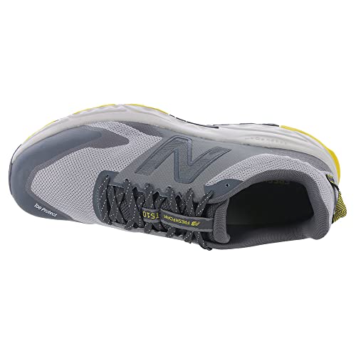 New Balance New Balance Men's Fresh Foam 510 V6 Trail Running Shoe, Raincloud/Magnet/True Yellow, 7 XW