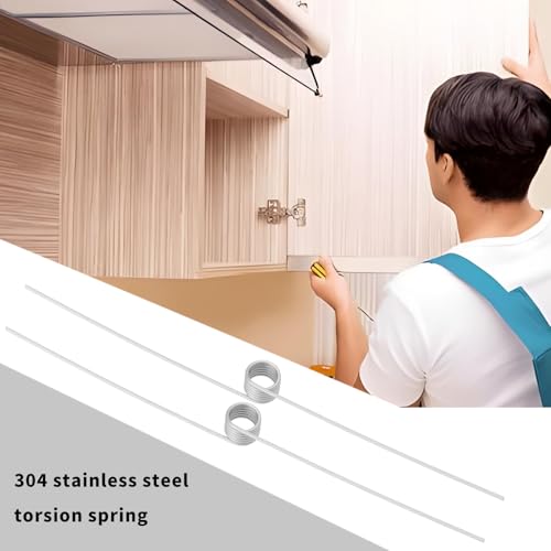 Be In Your Mind 20 Stück Torsionsfeder aus Edelstahl 304 4,5mm Außendurchmesser 180 ° Ablenkung Gerade Torsionsfeder für Heimwerkerprojekte Zur Reparatur von Holzmöbeln