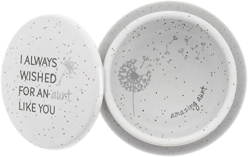Pavilion Gift Company I Always Wished For An Aunt Like You Ceramic Keepsake Box (3.5 in)