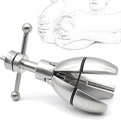 Plug anal en acier inoxydable de qualité supérieure, écarteur vaginal argent extrême