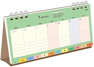 2026 カレンダー 卓上 RYU-RYU 週間カレンダー(マンスリー付き) CT-2609 (R-17) リュリュ 令和8年