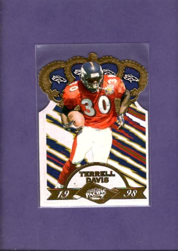 1998 Pacific Gold Crown Die Cuts #8 Terrell Davis NM-MT Denver Broncos Football