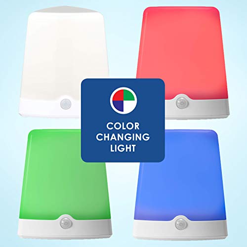 Image of Westek, LS3101, LED Monolith Accent Light, Battery Powered, Color Changing, Motion Activated, (1-Pack), White