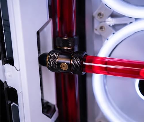 Dracaena.io PC-Kühlflüssigkeit, farbige Flüssigkeit, neue Formel, vorgemischte Lösung für Computer-Kühlsysteme, 1000 ml, Rot