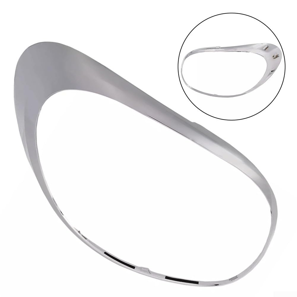 Anello di rivestimento per fanale posteriore sinistro, cornice per fanale posteriore 68235995AA 77366440 per Fiat per 500L 2014-20 finiture cromate automobilistiche