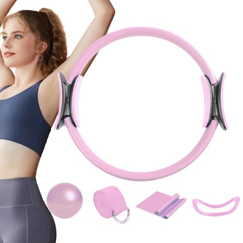 Yoga balls et anneau Pilates pour votre séance de gym douce à la maison