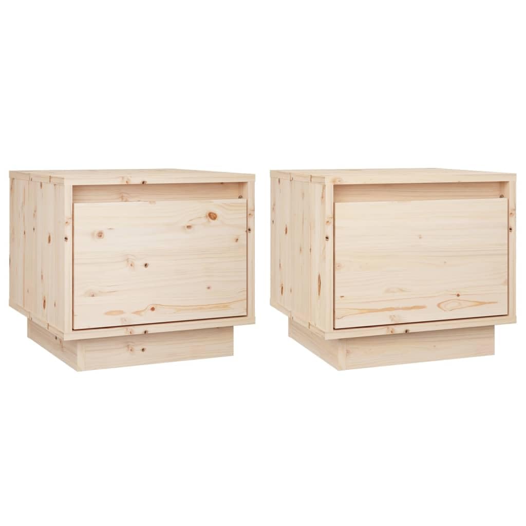 Table de chevet en bois massif brut au design moderne meuble d'appoint d'exception