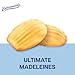 Entenmann's Ultimate Madeleines Petite Cakes, 11 count, (0.77 oz each), Kosher Butter Madeleines French Cookies, 8.5 oz Container