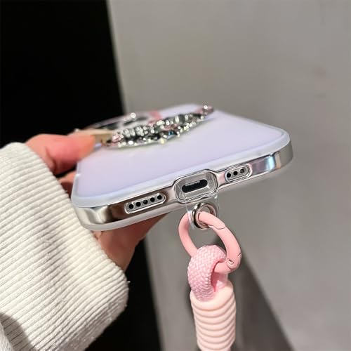 Coque iPhone 16 Pro Max jaune avec miroir pour se maquiller en soirée