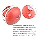 Eioflia Dive Buoy Surface Marker Diving Signals Flag Inflatable Ball PVC Safety Sign Diver Below Red,Boating Accessory