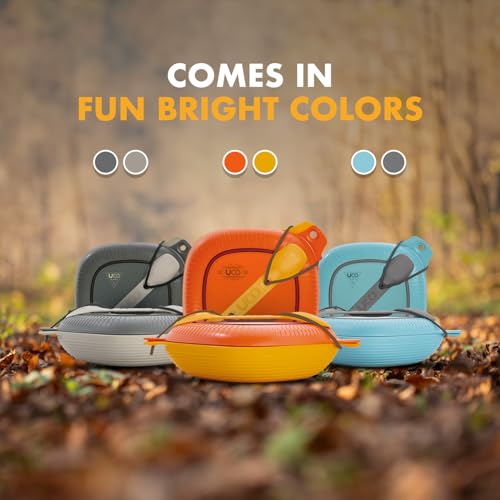 image for UCO 4-Piece Camping, Backpacking, Outdoor Kitchen Gear Mess Kit with B