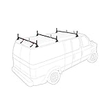 Vantech Steel H1 Rack 3 Bar System for a Chevy Express 1996-On Black
