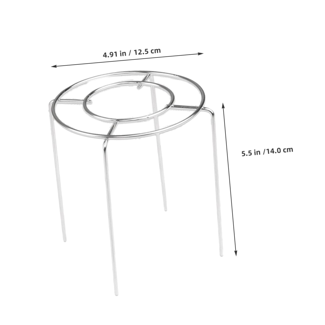 PRETYZOOM 3pcs Stainless Steel Cake Cooling Rack Wire Baking Rack for Bread Cakes and More Elegant Design for Versatile Kitchen Use for Steaming Baking and Cooling