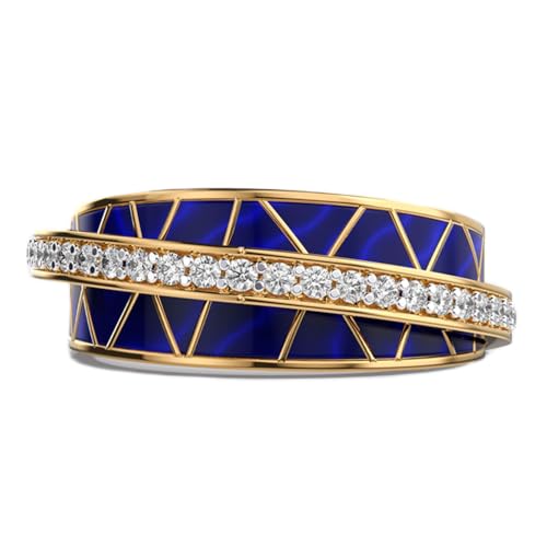 Alliance moissanite ronde argent doré le cadeau de luxe idéal pour femme