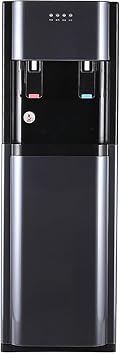 Water Dispenser Hot and Cold, Bottom Loading Cooler with Empty Bottle Indicator Light for Home and Office Use