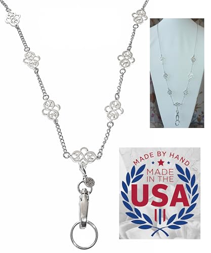 Hidden Hollow Beads Stainless Steel Strong Hand Made USA Women's 34