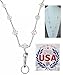 Shapes Women's Fashion Lanyard and Necklace 34" long, Chain Lanyard, Super strong for Keys, Badge holder. (Celtic - NON Breakaway (stronger))