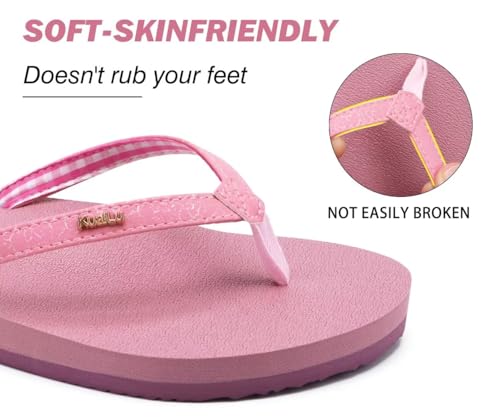 Image of KuaiLu Flip Flops for Women with Arch Support Summer Beach Thong Sandals