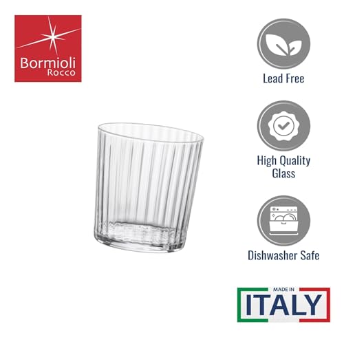Bormioli-Rocco-Exclusiva-12-Oz-Negroni-Tumblers-Set-of-12-Elegant-Ribbed-Drinking-Glasses-For-Water-Juice-Beer-Cocktail-and-Iced-Coffee-Made-in-Italy-Dishwasher-Safe Bormioli Rocco Exclusiva 12 Oz Negroni Tumblers Set of 12 Elegant Ribbed Drinking Glasses For Water Juice Beer Cocktail and Iced Coffee Made in Italy Dishwasher Safe