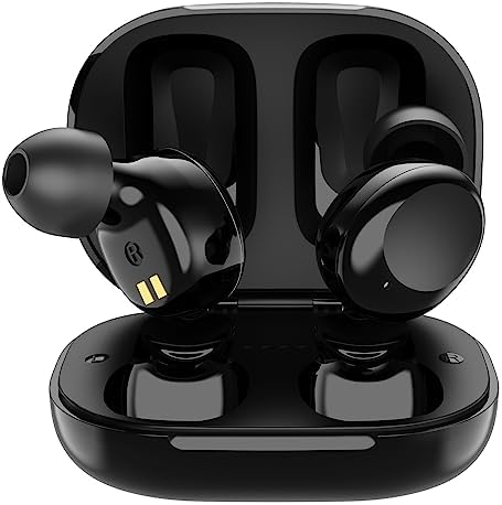 CHISANA Hearing Aids with Touch Panel, Rechargeable Digital Inner-Ear Hearing Sound Amplifier Devices, Black