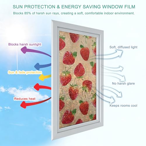 Película Decorativa para Ventana Privacidad 19.6"x39.3" 2 Pzas miniatura 6