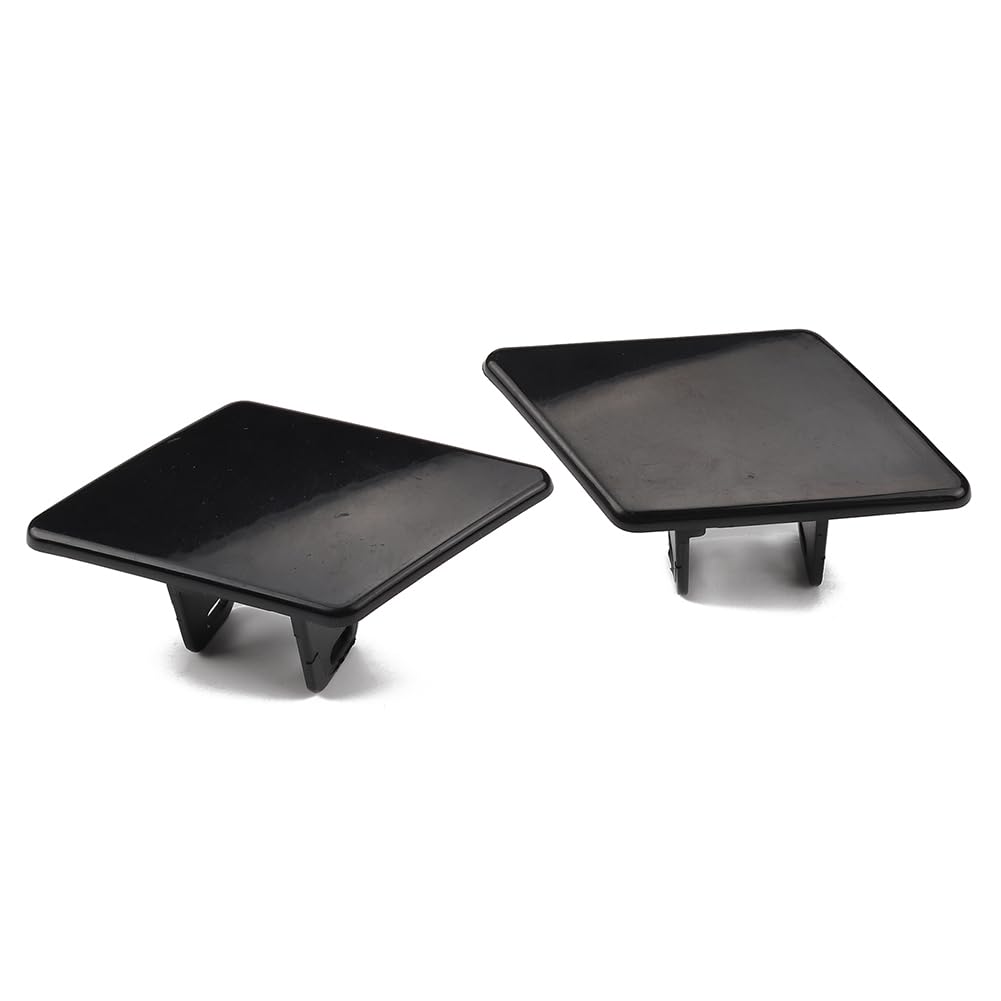 Bacar Headlight Washer Bumper Nozzle Cover Cap Black for BMW E90 323i 328i 328xi 335d 335i 335xi M3 E91 328xi 328i Car 1 Pair