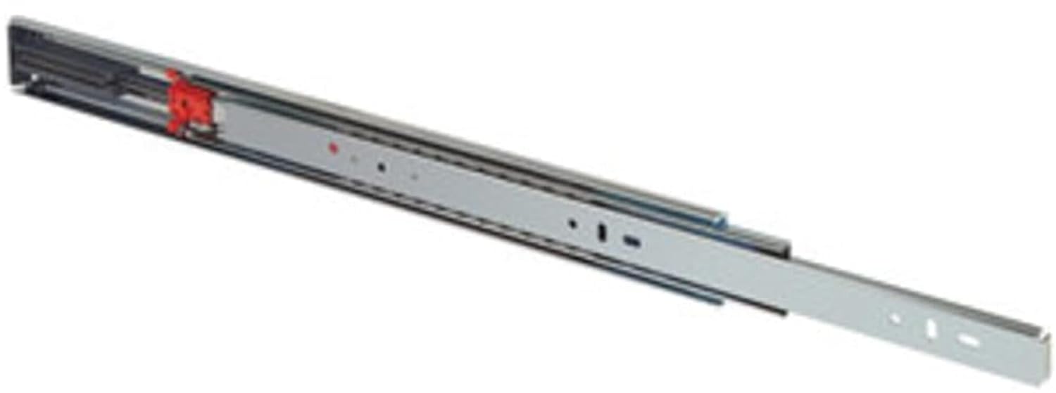 Fulterer 400927 FR5001.ECD Ball Bearing Slide, 650mmFull Extension, 100 lb. Weight Capacity Zinc Finish