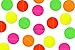 Midnight Glo Neon Paper Garland Circle Dots Hanging Decorations for Birthday Party Wedding Decorations Black Light Reactive UV Glow Party 78ft(6 Pack)