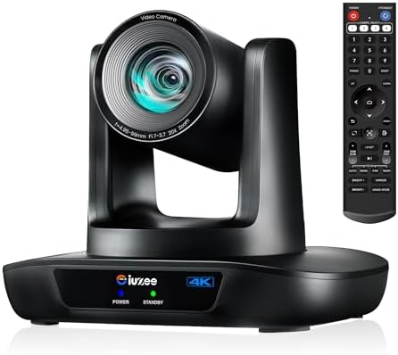 4K UHD PTZ Camera AI-Auto Tracking, 20X Optical Zoom, USB3.0/HDMI...
