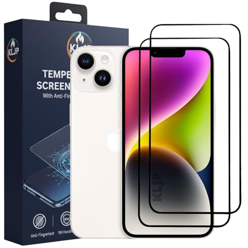 Image of Military-Grade Gorilla Tempered Glass For iPhone 16e / iPhone 13 / iPhone 14 / iPhone 13 Pro With Installation Kit | Edge to Edge Coverage | Black (Pack Of 2)
