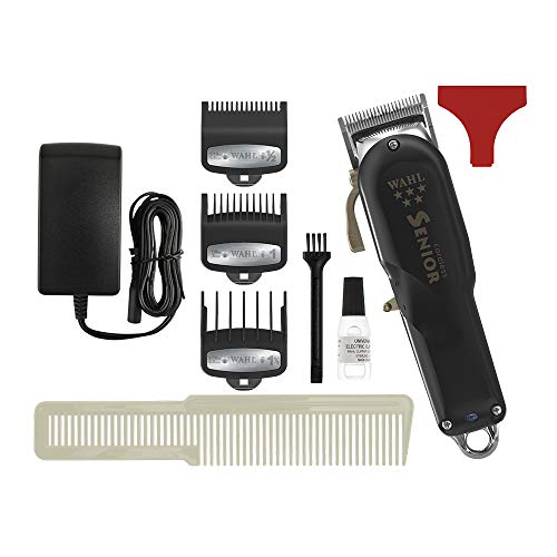 Máquina de Cortar Cabelo Senior Cordless, Wahl, 08504-048, Azul Escuro, 22 x 16 x 5