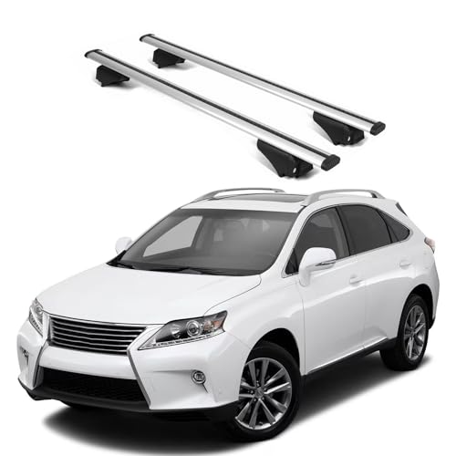 ERKUL Roof Rack Cross Bars For BMW X7 G07 (2019-2025) | Lockable Aluminum Bars For Raised Rails - Black