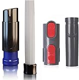 ShowDoo Part NumberWhat's Vacuum Attachments Universal Adapter Dusty Brush Suction Tiny Tubes Flexible Access to Anywhere, Compatible Series (V6 V8 V7 V10), 1 Pack, Blue