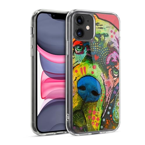 Head Case Designs Officially Licensed Dean Russo Mastiff Dogs Gel Case [Military Grade Protection] Compatible with Apple iPhone 11