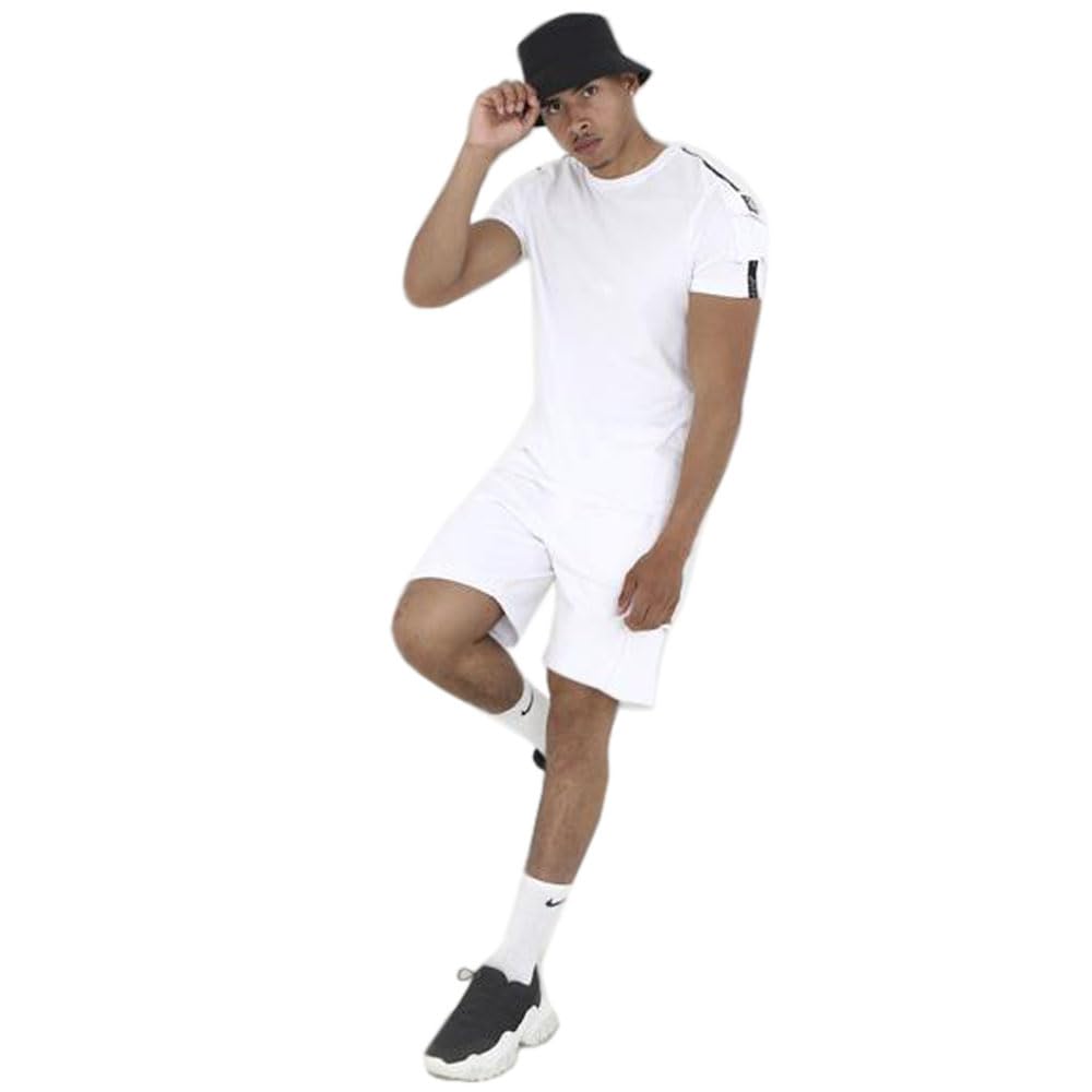 BRAVE SOUL Mens LABILEB T Shirt & Short Co-ord Set Casual Summer Outfit