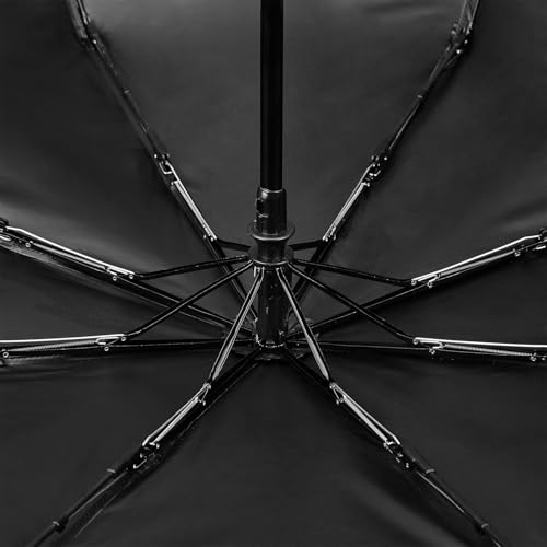 Image of MRTLLOA Automatic Large Size Foldable Umbrella with Travel Cover for Man and women - 3 fold Windproof Umbrella (GREY)