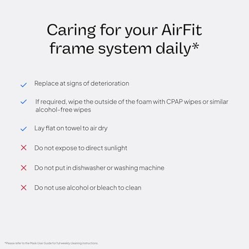 Image of Resmed AirFit N20 Frame System - for Nasal CPAP Mask - Replacement CPAP Accessories - Without Headgear - Medium