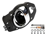 APDTY 91470 Interior Door Handle Replacement Kit Fits Left (Driver-Side) Front Or Rear Fits 2006-2011 Chevrolet HHR Chrome (Replaces 19299614, 25812196)